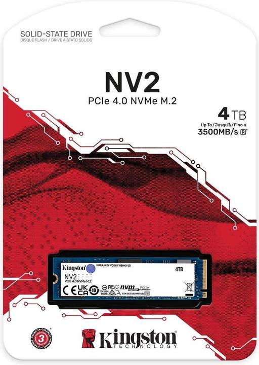 Image du produit Kingston NV2 (4000 Go, M.2 2280)