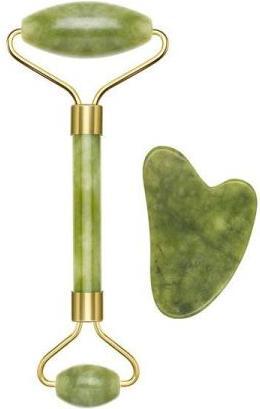 Actual product image Beper C301ABE101 - Jade Massage Roller & Gua Sha Massage Stone -