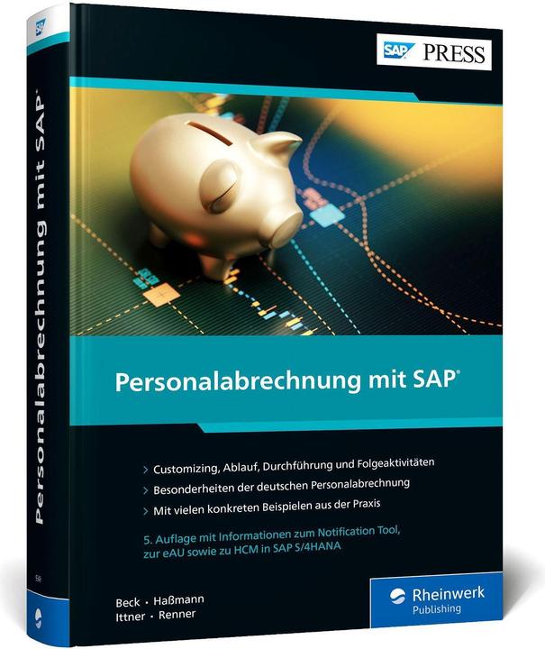 Image du produit Personalabrechnung mit SAP (Allemand, Angelika Beck, Richard Hassmann, Manuela Ittner, 2023)