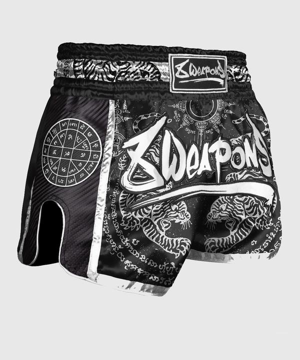 Produktbild 8Weapons 8 Weapons Muay Thai Shorts Carbon - Sak Yant Tigers (XXL)