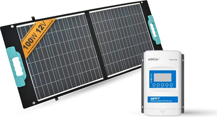 Image du produit Enjoy solar Panneau solaire pliable Gaia - 100W/12V Set (100 W, 3.40 kg)
