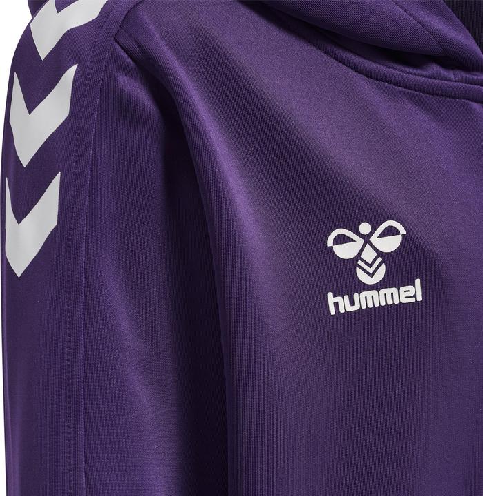 Actual product image hummel Core Xk Poly Zip Hood Sweat Kids (164)