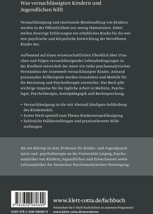 Image du produit Vernachlässigung (Allemand, Kai von Klitzing, 2022)