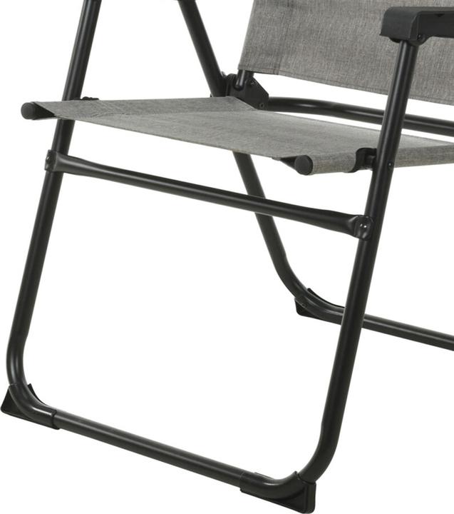 Produktbild Mojawo Aluminium Campingstuhl Klappstuhl Anglerstuhl Gartenstuhl Grau meliert