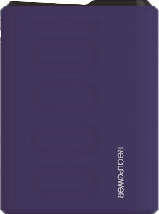 Produktbild RealPower Powerbank PB-10000 PD+ Midnight (10000 mAh, 18 W, 18 Wh)