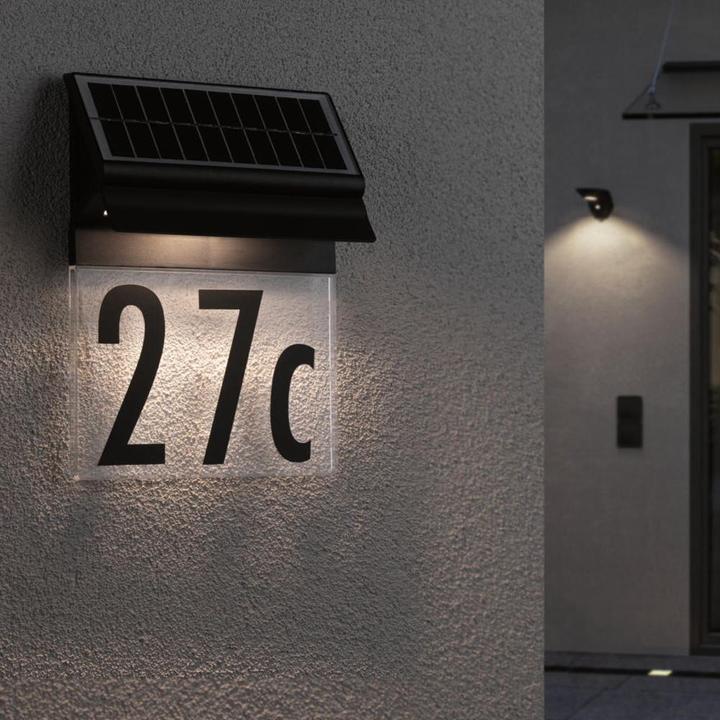 Image du produit Paulmann Numéros de maison solaires (14 lm, IP44)