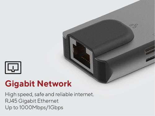 Produktbild LINQ Connects 8 in 1 Hub Pro (USB-C, 1 Ports)