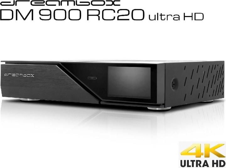 Immagine prodotto Dreambox DM900 RC20 ultraHD (2 GB, DVB-S2X, Slot CI+, Albero CI)