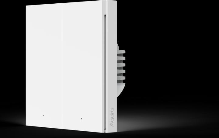 Produktbild Aqara Smart Wall Switch H1 Weiss No Neutral, Double Rocker (Zigbee)
