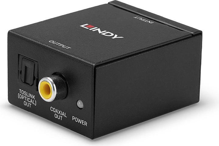 Actual product image Lindy Phono to Toslink (Optical) & Coaxial ADC (Analog -> Digital)