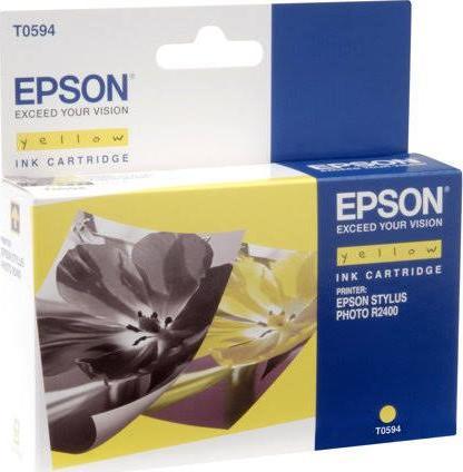 Actual product image Epson T0594 Ultra Chrome K3 (Y)