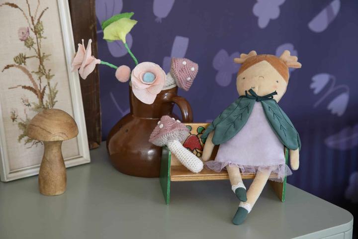 Produktbild Sebra Stoff-Puppe, Flora