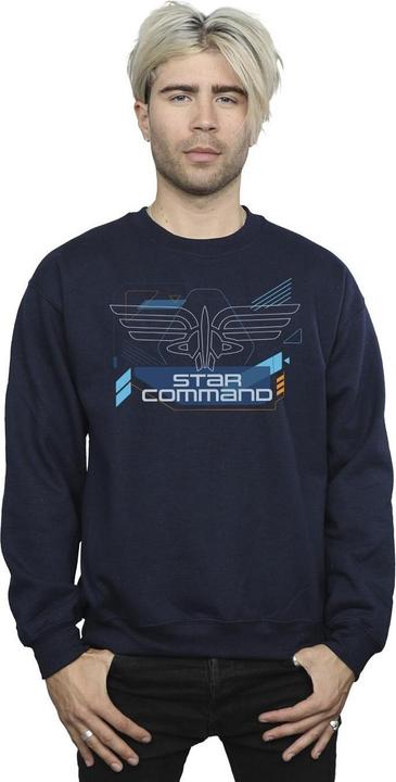 Actual product image Disney Mens Lightyear Star Command Icons Sweatshirt (XXL)