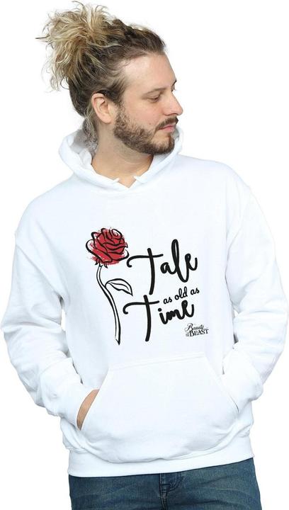 Actual product image Disney Mens Tale As Old As Time Rose Hoodie (L)