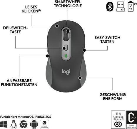 Immagine prodotto Logitech Signature Slim Combo MK950 (CH, Senza fili)