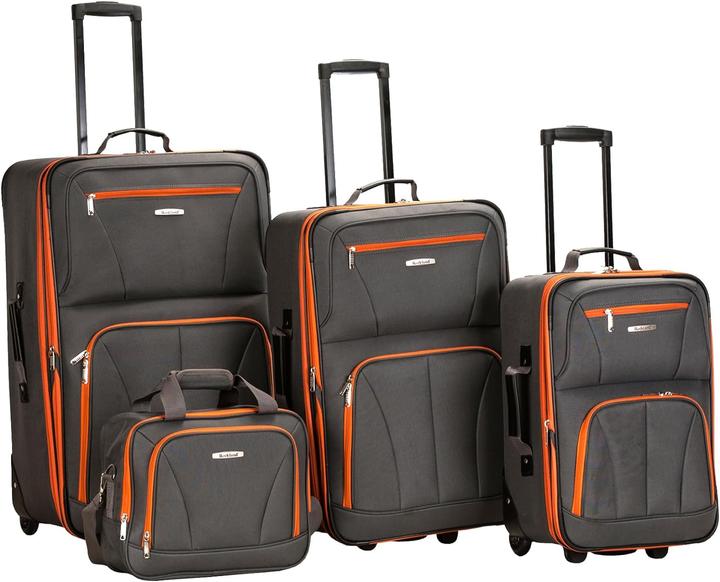 Actual product image Rockland 4-piece suitcase set