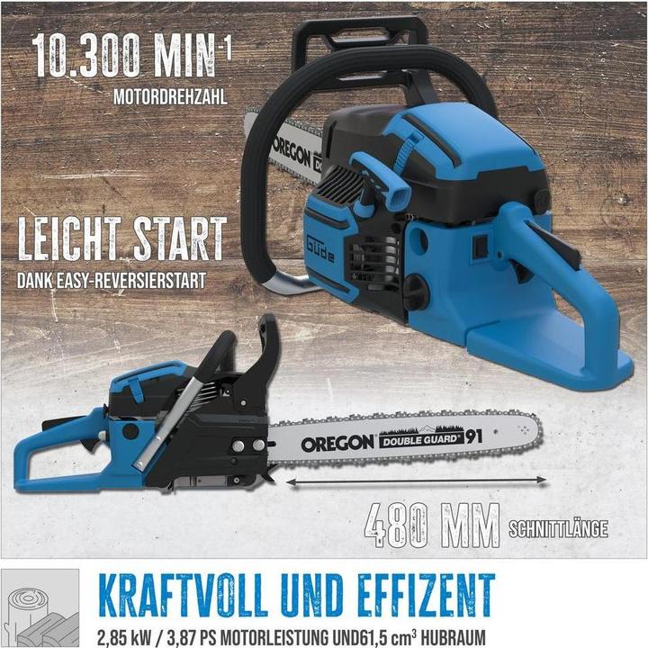 Actual product image Güde Petrol chainsaw KS 500-62 (Petrol chain saw)