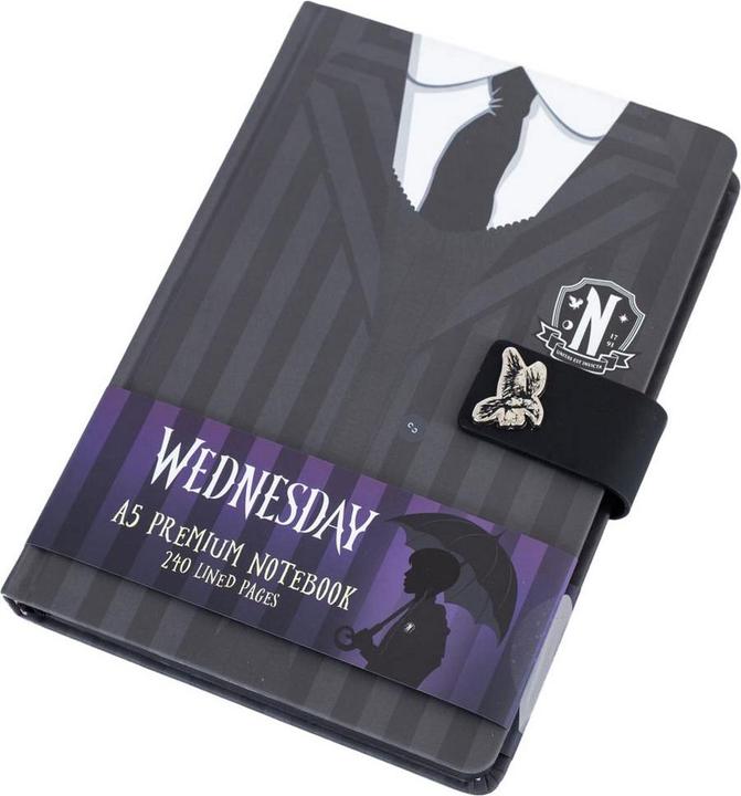 Actual product image Wednesday Premium Notebook (A5, Lined)