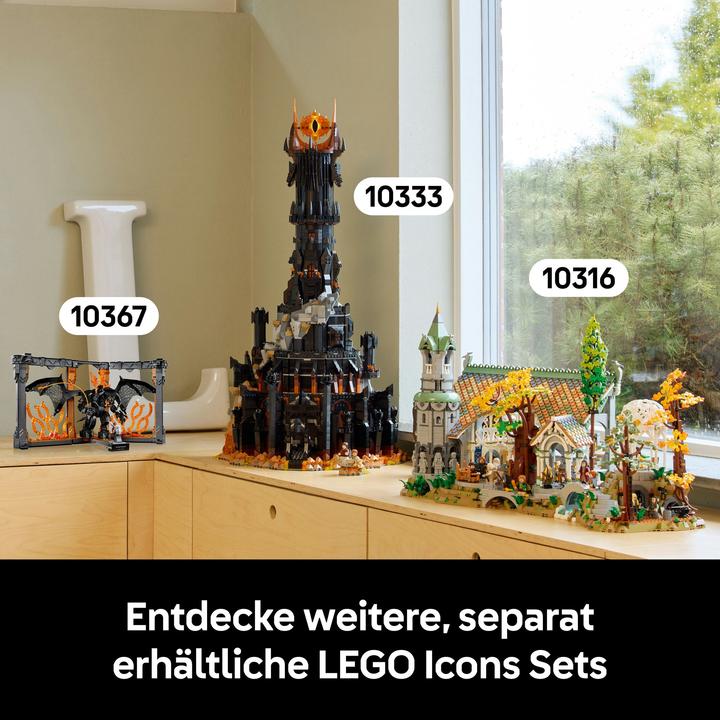 Actual product image LEGO The Lord of the Rings: Balrog™ bookend (10367, LEGO Icons)