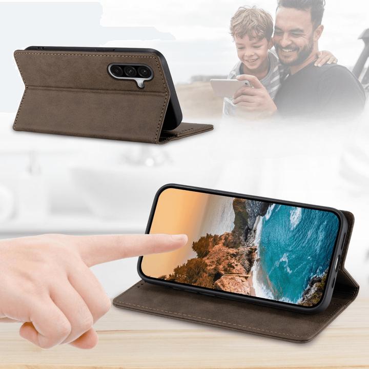 Actual product image Cover-Discount Galaxy A56 5G - Flip Case mit RFID Blocker (Samsung Galaxy A56)