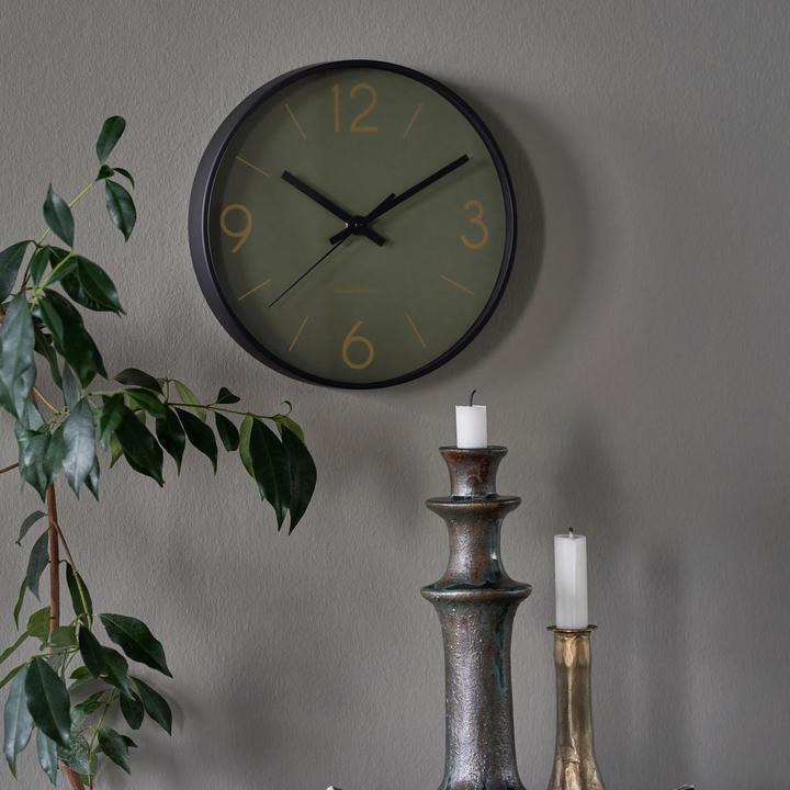 Image du produit House Doctor Horloge murale, HDTime, vert foncé (24.80 cm)
