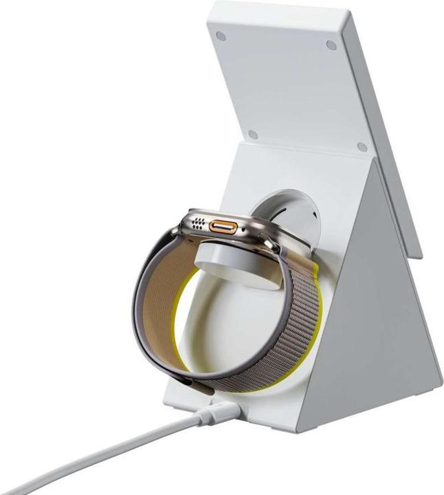 Actual product image Choetech T600 15W 3in1 induction charging station - white (15 W)