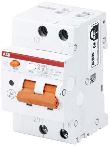 Immagine prodotto Busch-Jaeger Busch-Jäger AFDD+FI/LS DS-ARC1A-B16/0,03, 6kA, 3TE Dispositivo di protezione contro gli archi