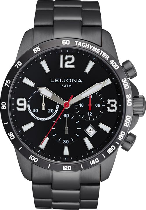 Produktbild Leijona 5012-2160 -rannekello,, musta (42.50 mm)