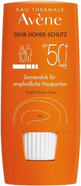 Actual product image Avène Sun stick (Sun stick, Sun cream face, SPF 50+, 8 ml, 30 g)