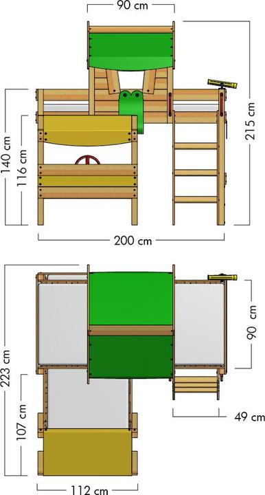Immagine prodotto Wickey Hutty il pazzo (90 x 200 cm)