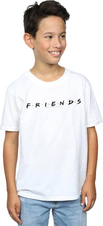 Actual product image Friends Boys Text Logo T-Shirt (128)