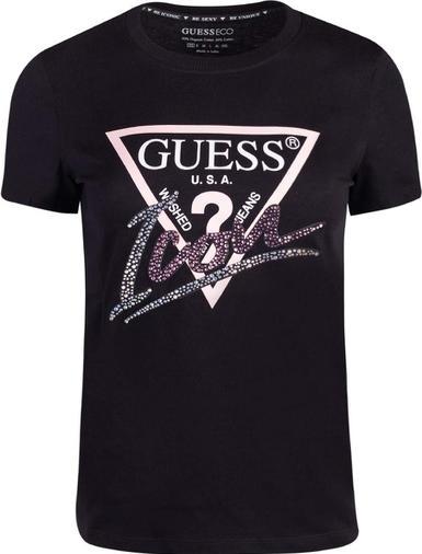 Guess SS CN ICON TEE W4GI20I3Z14 JBLK L S (S)