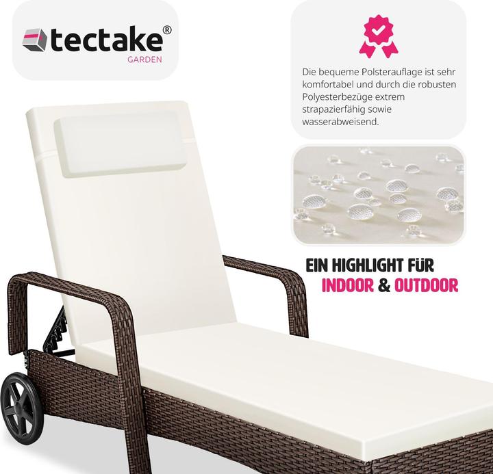 Image du produit tectake Sonnenliege (200 cm)