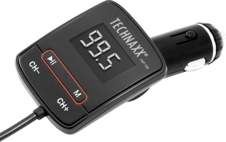 Produktbild Technaxx FM-T700 Transmitter int. Lightning Kabel, 12-24V,LCD Display (FM)