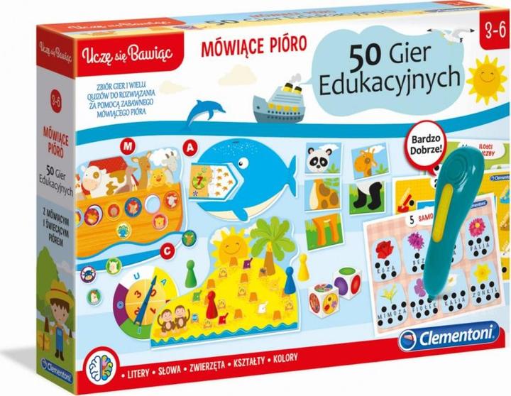 Immagine prodotto Clementoni Gioco educativo Penna parlante 50 giochi (50650) (Italiano)