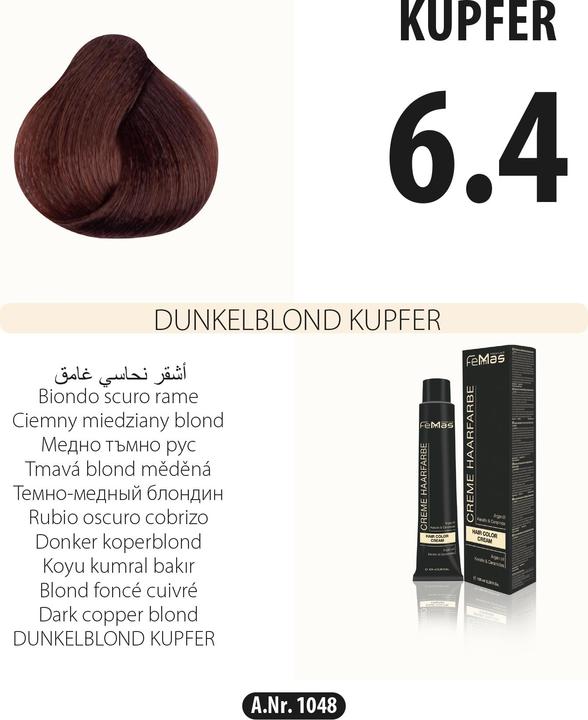 Actual product image FemMas (8.3) Haarfarbe Hellblond Gold 100ml (Light blonde gold)