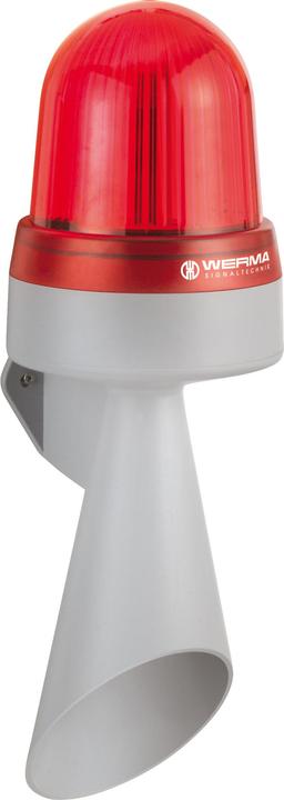 Actual product image Werma Red LED 3x Beacon/Horn 115/230V