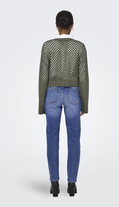 Image du produit Only Coupe normale Col rond Épaule basse Pull-over Haut tricoté (S)