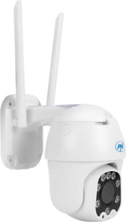 Actual product image PNI IP60 Live PTZ video surveillance camera with solar panel, 2 MP, GSM 4G, SIM slot, optical zoom