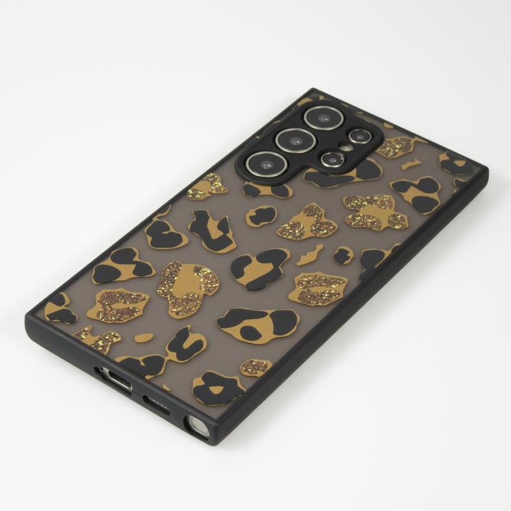 Produktbild PhoneLook Hülle Semi Transparent blurry Design Leopard (Samsung Galaxy S24 Ultra)