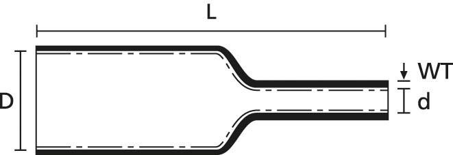 Produktbild HellermannTyton Warmschrumpf-Verbindungsgarnitur mit Schraubverbinder 380-04016 Inhalt: 1 Set