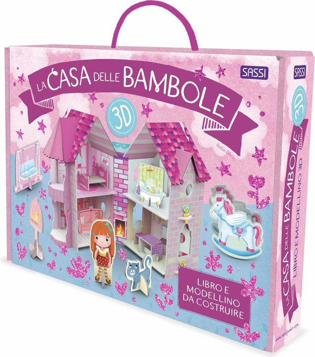 Sassi Casa delle Bambole 3D. Edizione Valigetta Glitter