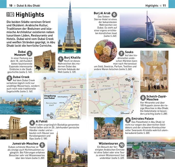 Nährwerte und Zutaten TOP10 Reiseführer Dubai & Abu Dhabi (Deutsch, DK Verlag Reise, 2024)