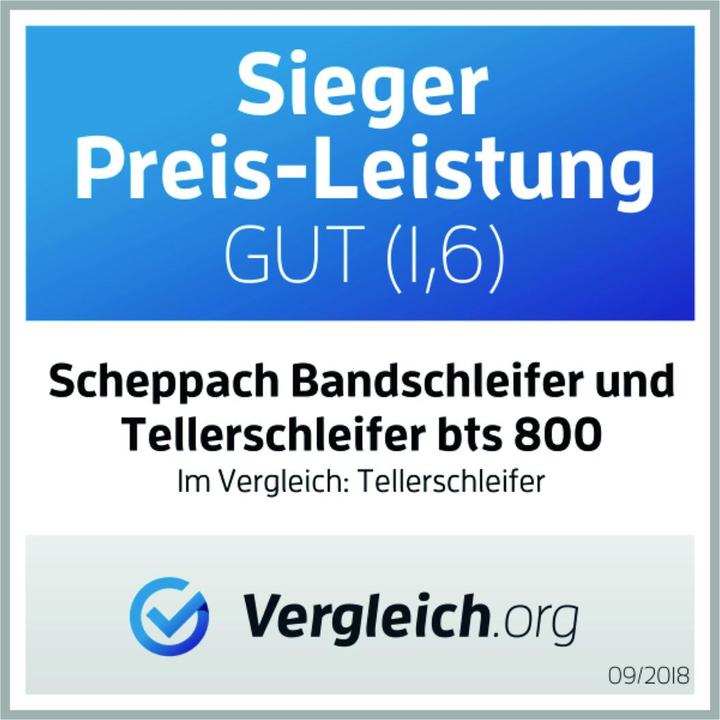 Image du produit Scheppach Ponceuse à bande et à disque BTS800 (Meuleuse d'établi, Ponceuse à bande, 370 W)