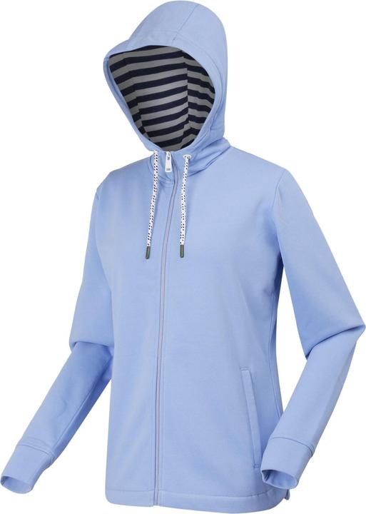 Actual product image Regatta Womens/Ladies Bayletta Striped Lining Full Zip Hoodie (46 D)