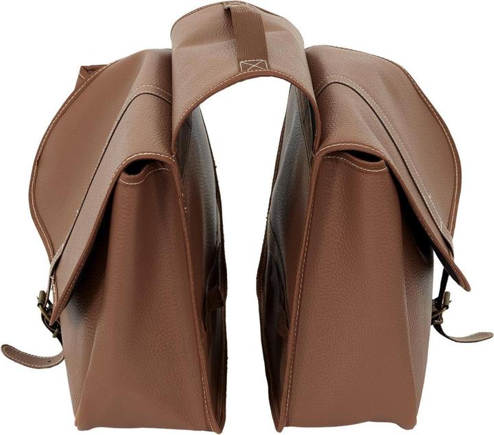 Actual product image Be Mix universal double bag imitation leather bicycle 20l (22 l, Luggage carrier bag)