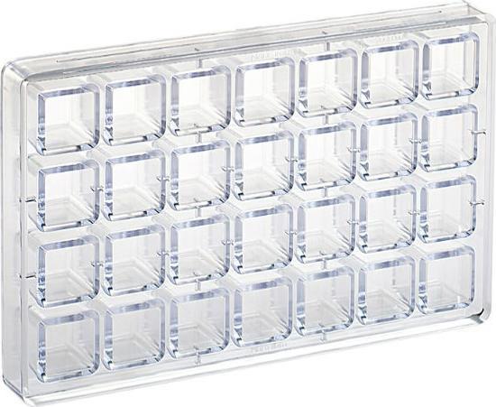 Actual product image Martellato Chocolate mold dessert bowl square, high