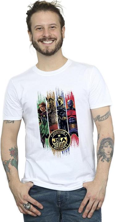 Immagine prodotto Maglietta Black Adam JSA Gold Badge Uomo (3XL)