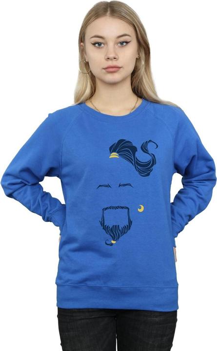 Disney Aladdin Film Genie Blaues Gesicht Sweatshirt