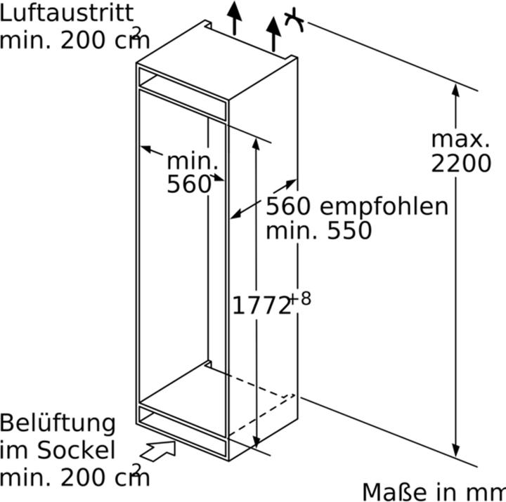 Image du produit Bosch Hausgeräte KIR81AFE0 (319 l)